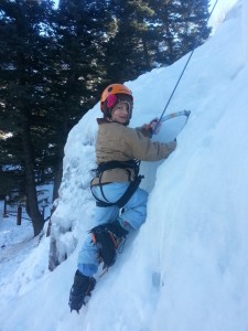Jordan having fun on ice!